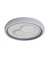 V-Tac 2x30W LED dekorativ loftslampe - Dæmpbar, 3-i-1 CCT, RF fjernbetjening, hvid/grå