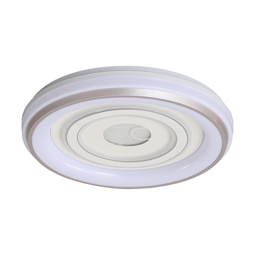 V-Tac 2x30W dæmpbar LED loftlampe - Inkl. fjernbetjening, 3-i-1 CCT, hvid - Kulør : 3-i-1