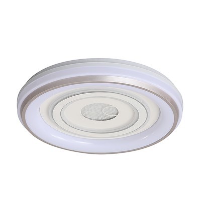 V-Tac 2x30W dæmpbar LED loftlampe - Inkl. fjernbetjening, 3-i-1 CCT, hvid