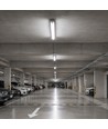150cm 48W vandtæt komplet LED armatur - 120lm/W, CCT