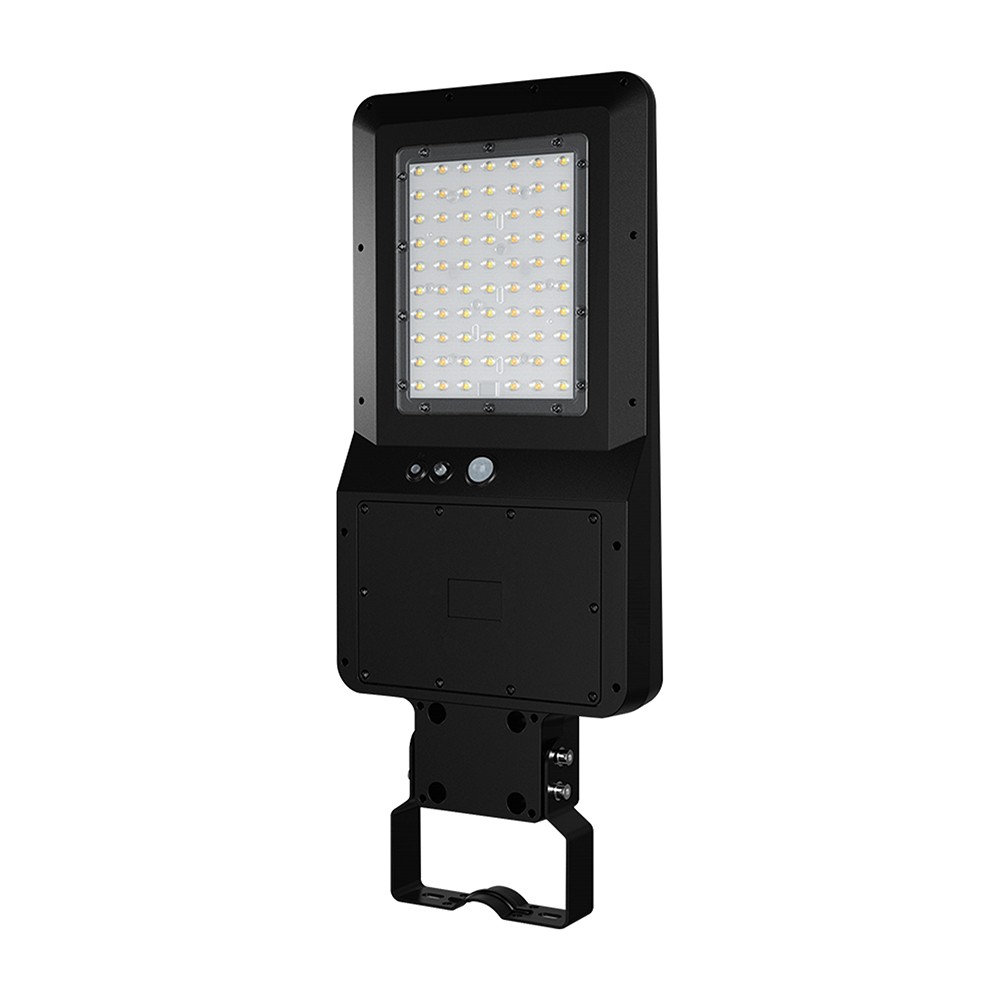 V-Tac 40W LED solcelle gadelampe - 9.6V, LiFePO4 batteri, CCT - Kulør : 3-i-1