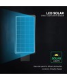 V-Tac 40W LED solcelle gadelampe - 9.6V, LiFePO4 batteri, CCT