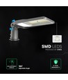 V-Tac 150W justerbar LED gadelampe - 120lm/W, Cree chip, 6500K, 6 års garanti
