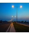 V-Tac 200W justerbar LED gadelygte - 120lm/W, Cree chip, 6500K, 6 års garanti