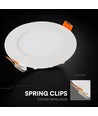 V-Tac 6W rundt LED indbygningspanel - Cree chip, CCT 3-i-1, 6 års garanti
