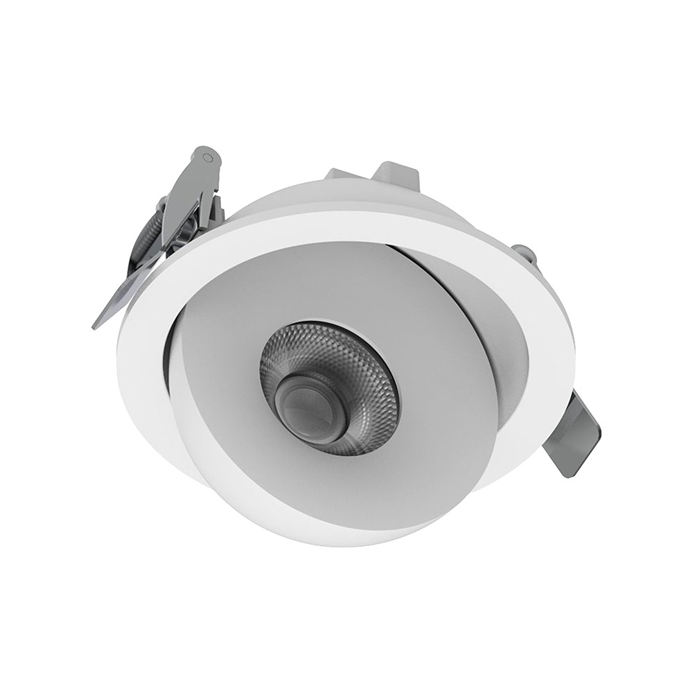 V-Tac 12W LED COB downlight CCT - IP44, Cree chip, hvid - Kulør : 3-i-1