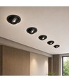 V-Tac 18W LED downlight - IP44, CCT, Cree chip, sort