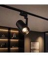 V-Tac 30W 3-faset zoombar skinnespot - CCT, 25°-50°, sort