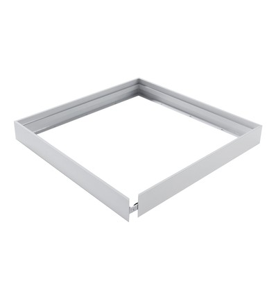 Ramme til 60x60 LED panel - Samles hurtigt, uden synlige skruer, hvid kant