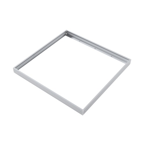 Ramme til 60x60 LED panel - Hurtig samlesæt, plast hjørner, hvid kant