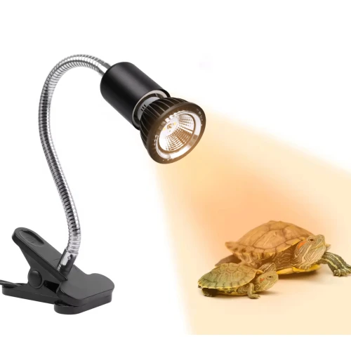 Reptil LED lampe UVB - 5W, klipsholder