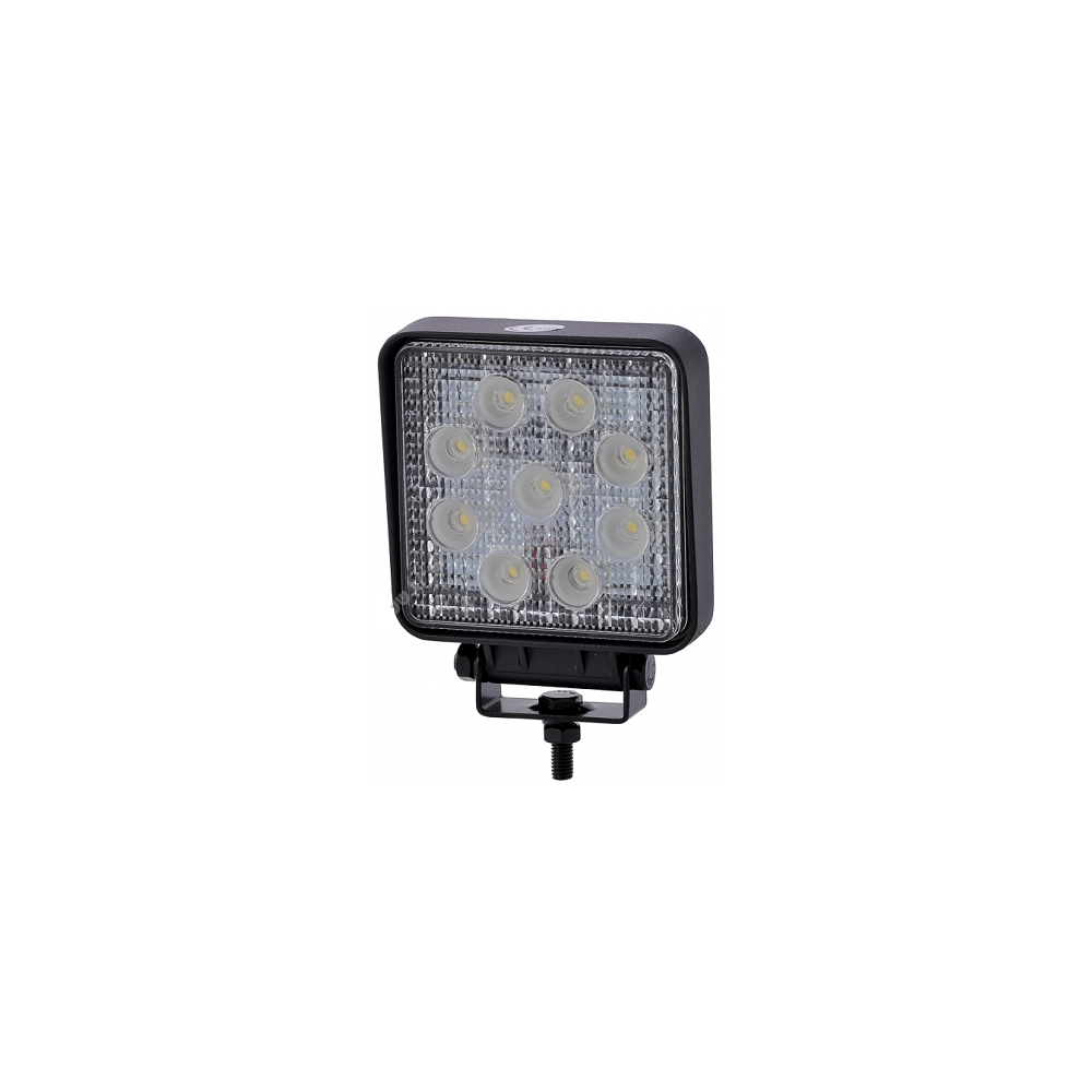 27W LED arbejdslampe - Bil, lastbil, traktor, trailer, udrykningskøretøjer, kold hvid, 12V / 24V