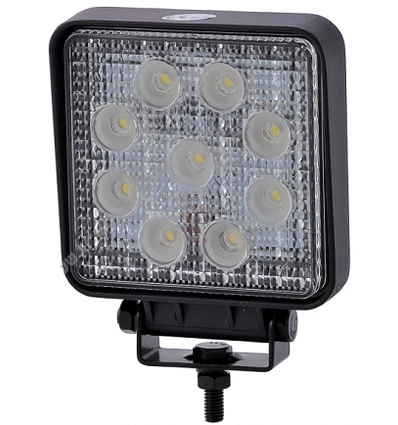 27W LED arbejdslampe - Bil, lastbil, traktor, trailer, udrykningskøretøjer, kold hvid, 12V / 24V