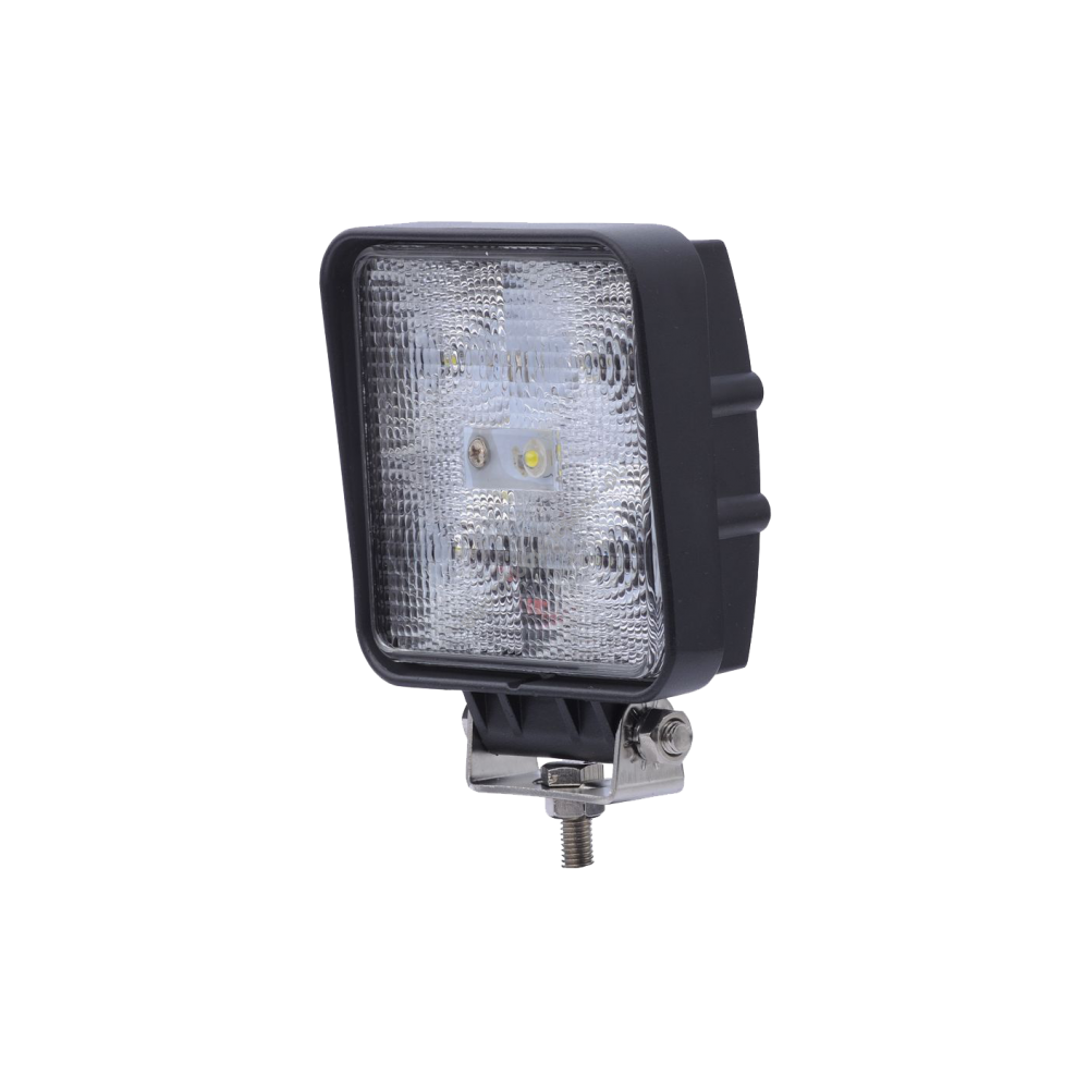 15W LED arbejdslampe - Bil, lastbil, traktor, trailer, udrykningskøretøjer, kold hvid, 12V / 24V