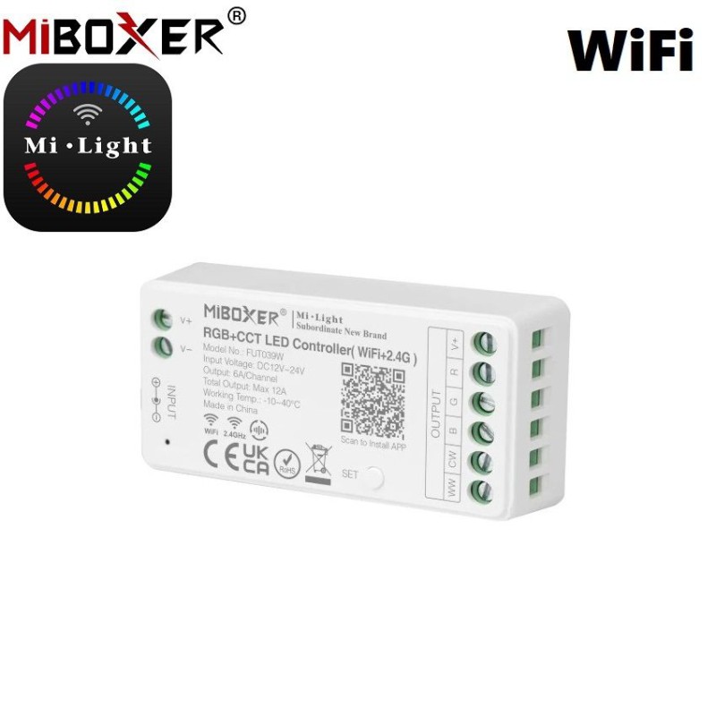 Mi•Light WiFi Controller 12V-24V Til...