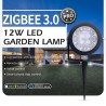 Zigbee Pro LED Have Spot 12W i RGB+CCT, 875LM, IP65, 230V - Sort