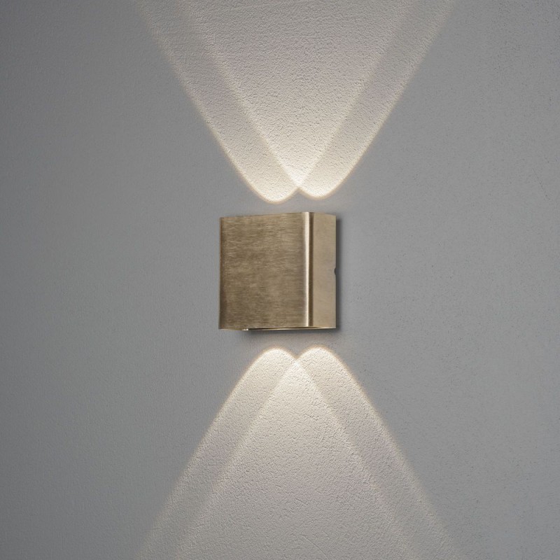 Chieri Udendørs LED Væglampe IP54 i Messing – Konstsmide