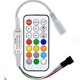 RGBIC kontroller med fjernbetjening - RF trådløs, slim fjernbetjening