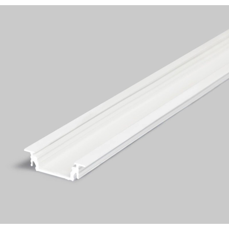 Ind-fræsnings profil i Hvid Til LED Strip (Model M-14) - 2 Meter