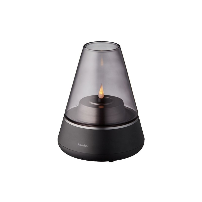 Kooduu Nordic Light PRO Lampe Med Bluetooth Højtaler - Sort