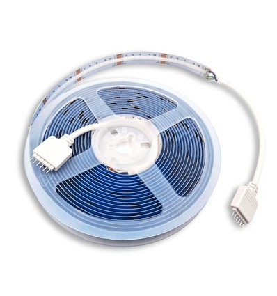5m 16W/m RGB+CCT COB-LED strip RA90 - 24V DC, IP20, COB LED