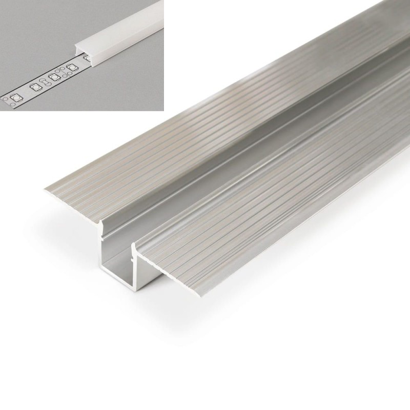 Indbygnings Profil Til LED Strip (Model HIDE10) - 2 Meter