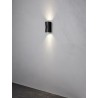 ASK Udendørs Væglampe 2xGU10 i Sort - Nielsen Light