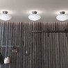 Bullo XL Plafond Lampe Ø38, E27 i Mat Sort/Opal Glas - Belid