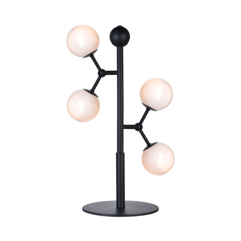 Atom Bordlampe (Til 4 X G9 LED) i Sort/Opal - Halo Design