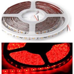 5 meter LED Bånd, 12V, Rød, IP65, 14,4W/m, 4500LM - HiluX