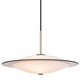 Halo Design - Orbit Pendant Ø40cm opal glass, Antique brass metal 3XG9