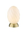 Halo Design - Twist Oval Bordlampa Opal 1 X G9 Antik Messing