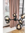 Halo Design - ATOM Chandelier 6L G9 sort/smoke glas