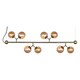 Outlet: Halo Design - Atom Langbord Oxid med 8 glas 8XG9