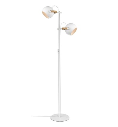 Halo Design - D.C  gulvlampe 2L Ø18 E27,  hvid / eg