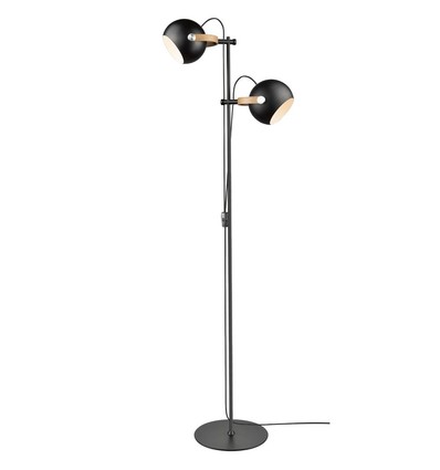 Halo Design - D.C  gulvlampe 2L Ø18 E27,  sort / eg