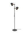 Halo Design - D.C gulvlampe 2L Ø18 E27, sort / eg