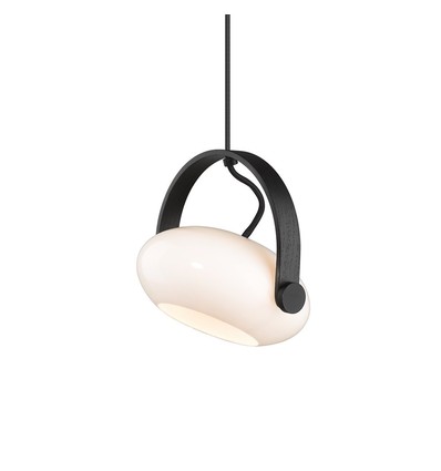 Outlet: Halo Design - D.C pendel Ø18 G9, Opalic m. eg-Sort