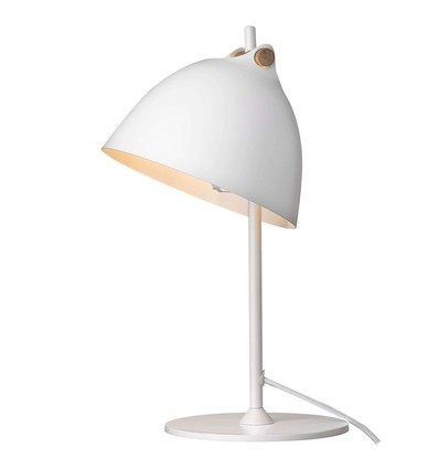 Outlet: Halo Design - ÅRHUS bordlampe Ø18 G9,  Hvid / Træ