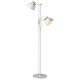 Halo Design - ÅRHUS gulvlampe 2L Ø18 G9, Hvid / Træ