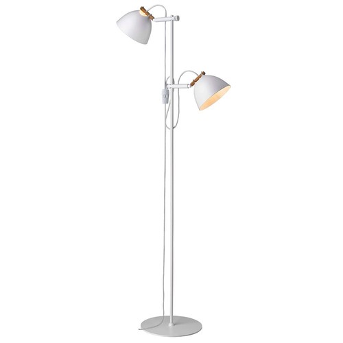 Halo Design - ÅRHUS gulvlampe 2L  Ø18 G9,  Hvid / Træ