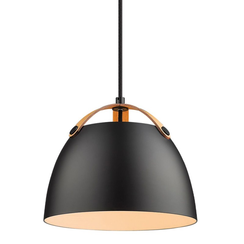 OSLO Pendel Lampe Ø24, E27 i Sort/Eg - Halo Design