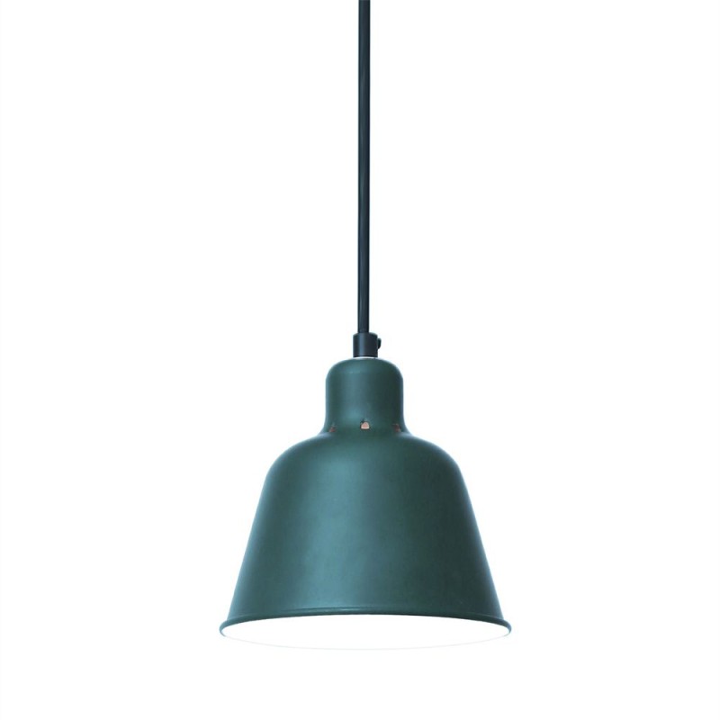 Se CARPENTER Pendel Lampe Ø15, E14 i Dyb Grøn - Halo Design hos detLED