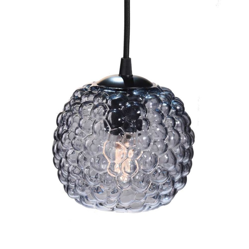 Se Grape Pendel Lampe Ø150, E27 i Smoke Glas - Halo Design hos detLED