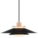 Halo Design - RIVOLI Pendel Ø40 sort-kobber