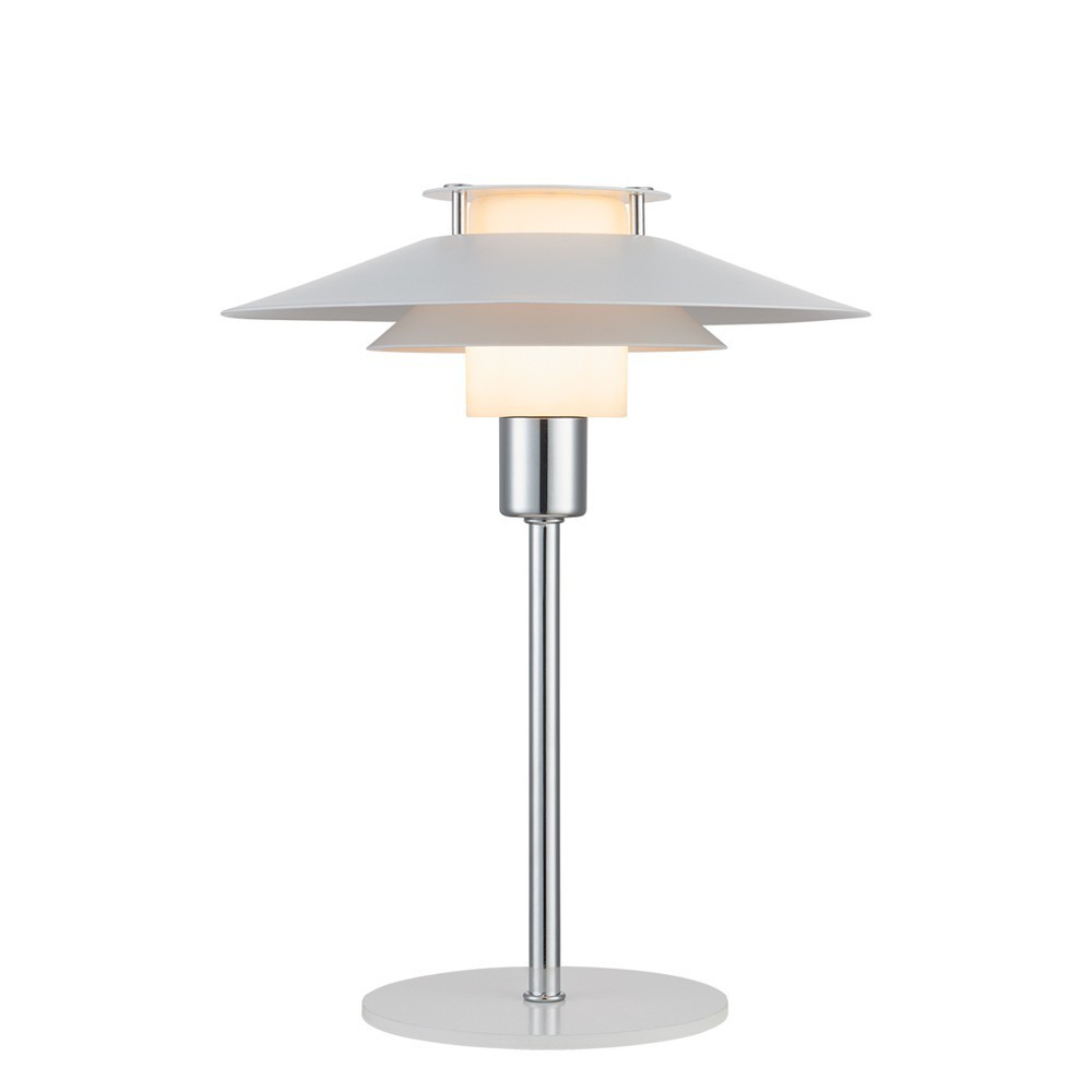 Halo Design - RIVOLI Bordlampe Ø24 hvid/krom