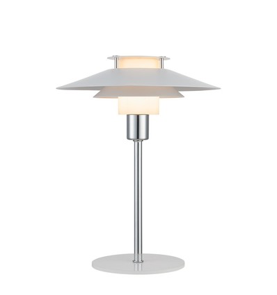 Halo Design - RIVOLI Bordlampe Ø24 hvid/krom