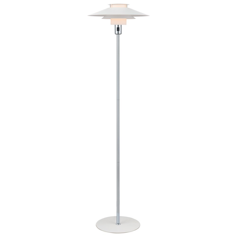 Halo Design - RIVOLI gulvlampe Ø40 hvid/krom