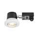 Nordlux GU10 indbygningsspot Umberto - Mat hvid, IP44, godkendt i isolering
