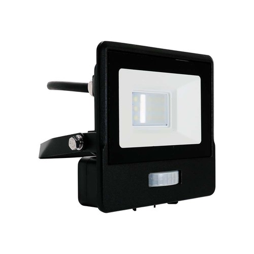 10W LED projektør - IP65, Med sensor, Samsung LED chip